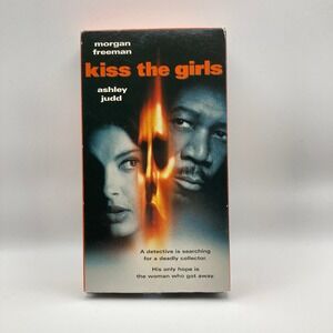 Kiss the Girls Thriller Noir Morgan Freeman Ashley Judd Alex Cross  (VHS, 1998)